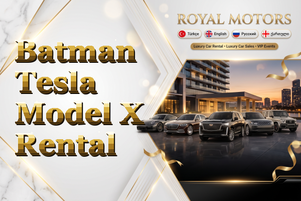 Batman Tesla Model X Rental