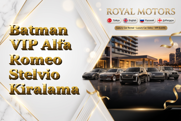 Batman VIP Alfa Romeo Stelvio Kiralama