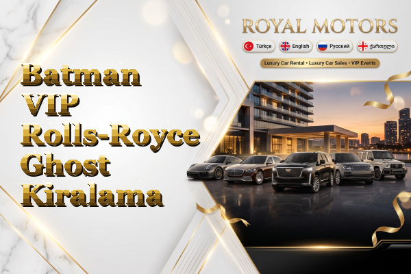 Batman VIP Rolls-Royce Ghost Kiralama