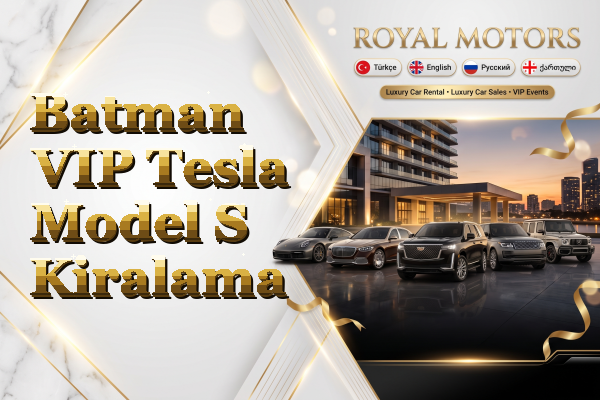 Batman VIP Tesla Model S Kiralama