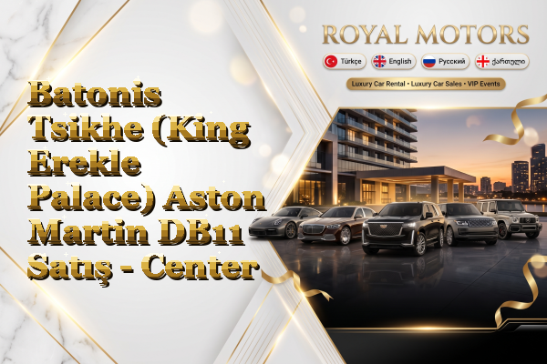 Batonis Tsikhe (King Erekle Palace) Aston Martin DB11 Satış - Center