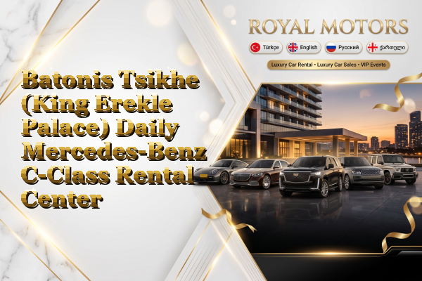Batonis Tsikhe (King Erekle Palace) Daily Mercedes-Benz C-Class Rental - Center
