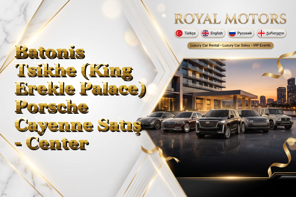 Batonis Tsikhe (King Erekle Palace) Porsche Cayenne Satış - Center
