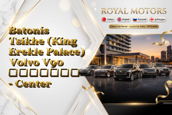 Batonis Tsikhe (King Erekle Palace) Volvo V90 გაყიდვა - Center