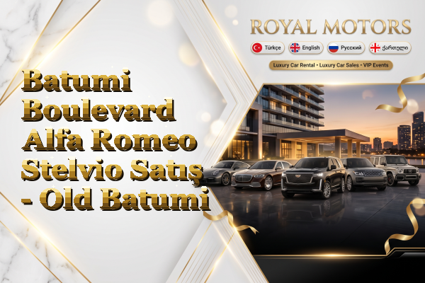 Batumi Boulevard Alfa Romeo Stelvio Satış - Old Batumi
