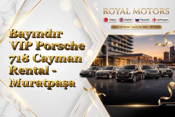 Bayındır VIP Porsche 718 Cayman Rental - Muratpaşa