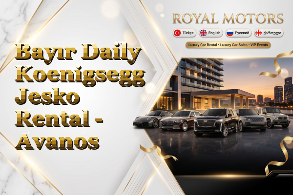 Bayır Daily Koenigsegg Jesko Rental - Avanos
