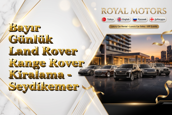 Bayır Günlük Land Rover Range Rover Kiralama - Seydikemer