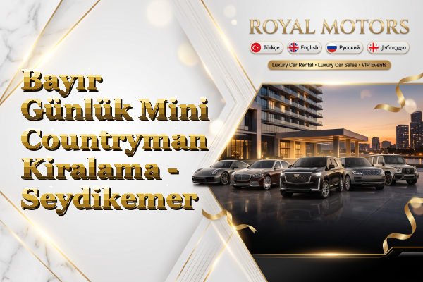 Bayır Günlük Mini Countryman Kiralama - Seydikemer