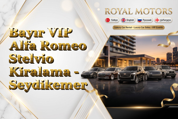Bayır VIP Alfa Romeo Stelvio Kiralama - Seydikemer