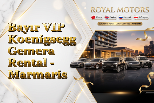 Bayır VIP Koenigsegg Gemera Rental - Marmaris