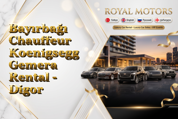 Bayırbağı Chauffeur Koenigsegg Gemera Rental - Digor