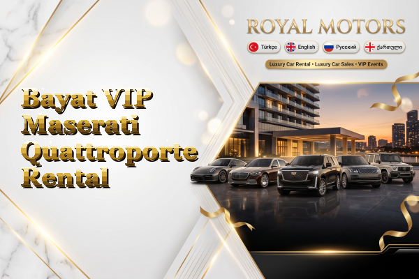 Bayat VIP Maserati Quattroporte Rental