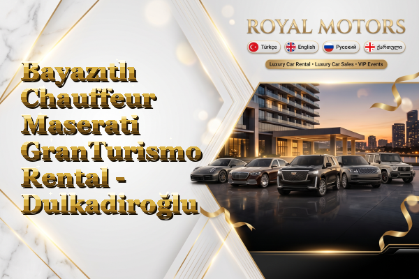 Bayazıtlı Chauffeur Maserati GranTurismo Rental - Dulkadiroğlu