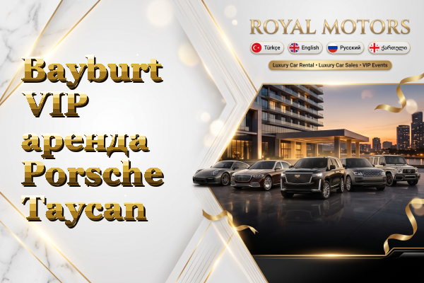 Bayburt VIP аренда Porsche Taycan