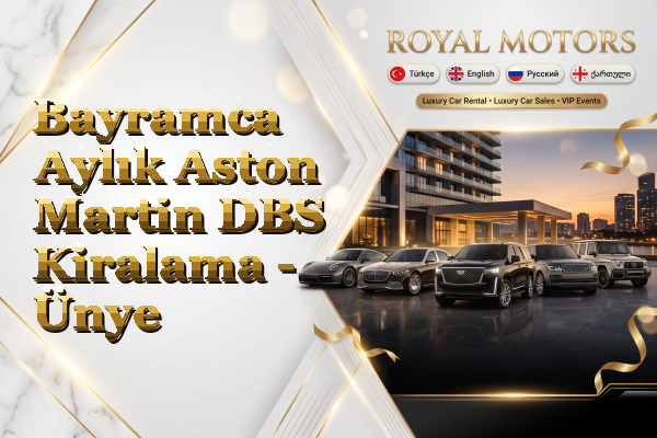 Bayramca Aylık Aston Martin DBS Kiralama - Ünye