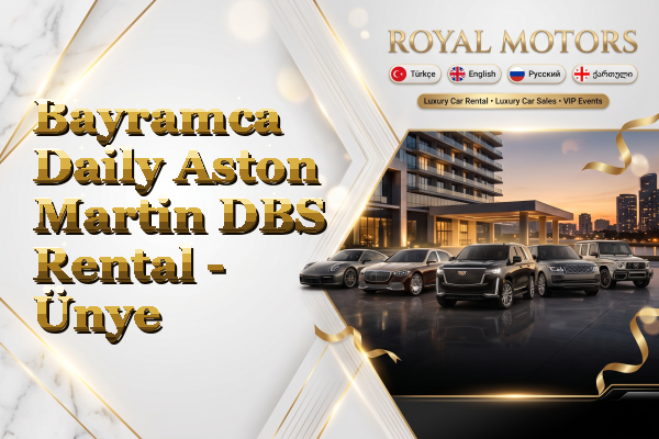 Bayramca Daily Aston Martin DBS Rental - Ünye