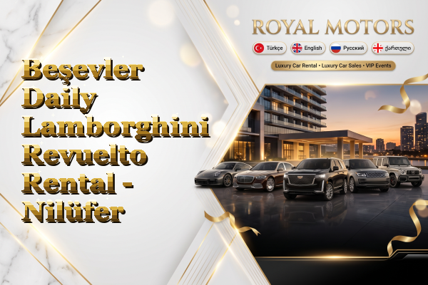 Beşevler Daily Lamborghini Revuelto Rental - Nilüfer