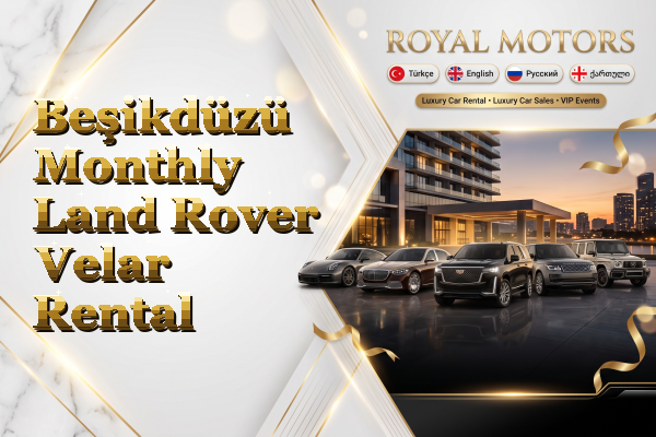 Beşikdüzü Monthly Land Rover Velar Rental