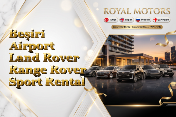 Beşiri Airport Land Rover Range Rover Sport Rental