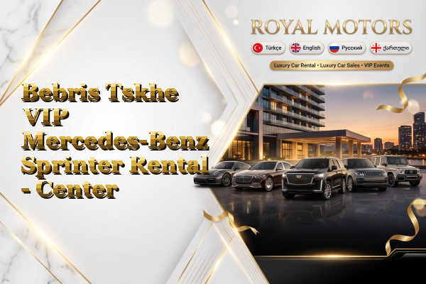 Bebris Tskhe VIP Mercedes-Benz Sprinter Rental - Center