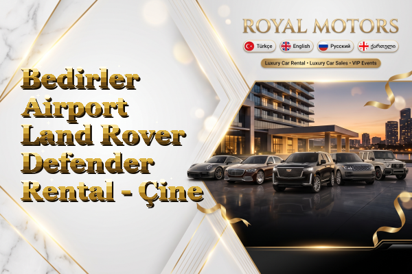 Bedirler Airport Land Rover Defender Rental - Çine