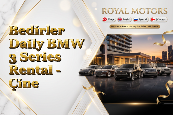 Bedirler Daily BMW 3 Series Rental - Çine