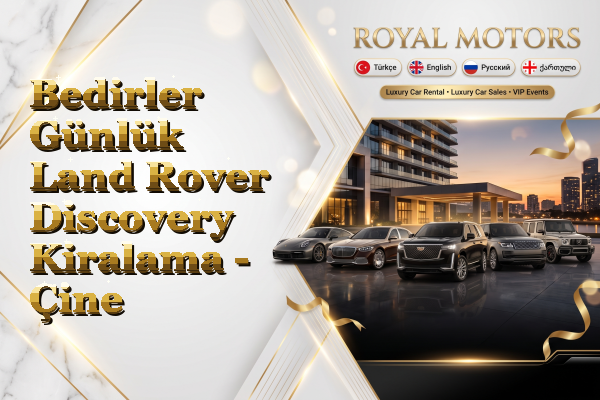 Bedirler Günlük Land Rover Discovery Kiralama - Çine