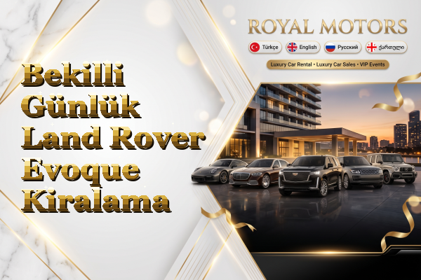 Bekilli Günlük Land Rover Evoque Kiralama