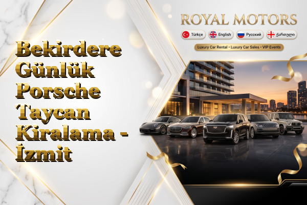 Bekirdere Günlük Porsche Taycan Kiralama - İzmit