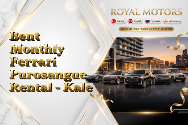 Bent Monthly Ferrari Purosangue Rental - Kale