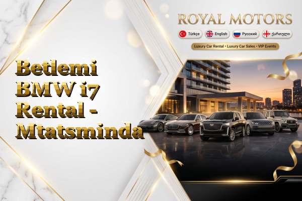 Betlemi BMW i7 Rental - Mtatsminda