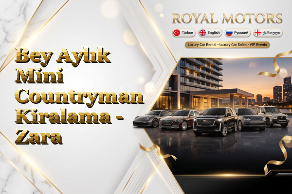 Bey Aylık Mini Countryman Kiralama - Zara