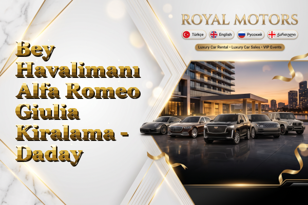 Bey Havalimanı Alfa Romeo Giulia Kiralama - Daday