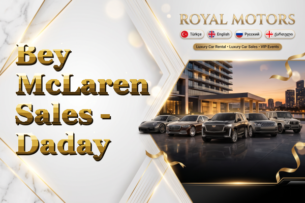 Bey McLaren Sales - Daday