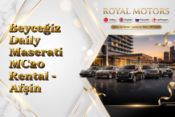 Beyceğiz Daily Maserati MC20 Rental - Afşin