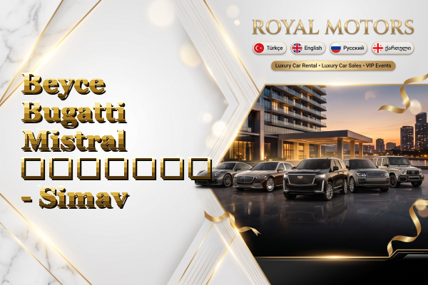 Beyce Bugatti Mistral გაყიდვა - Simav