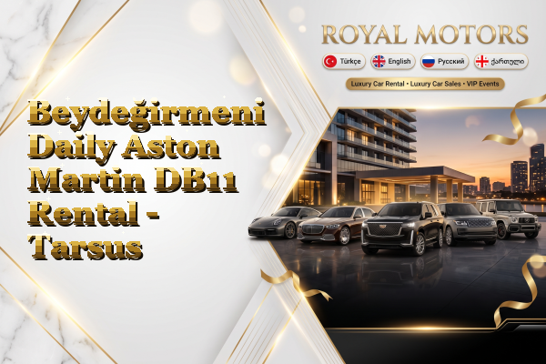 Beydeğirmeni Daily Aston Martin DB11 Rental - Tarsus