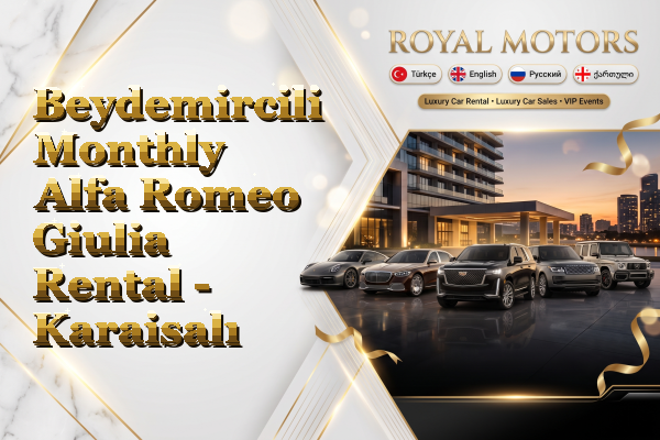 Beydemircili Monthly Alfa Romeo Giulia Rental - Karaisalı