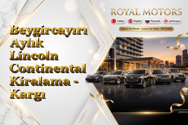 Beygircayırı Aylık Lincoln Continental Kiralama - Kargı