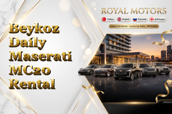 Beykoz Daily Maserati MC20 Rental