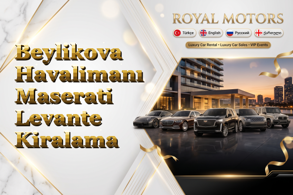 Beylikova Havalimanı Maserati Levante Kiralama