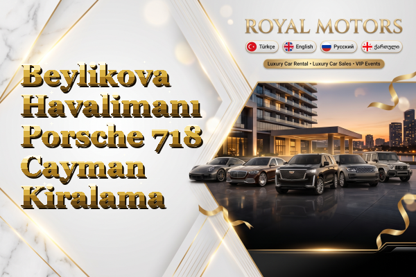 Beylikova Havalimanı Porsche 718 Cayman Kiralama