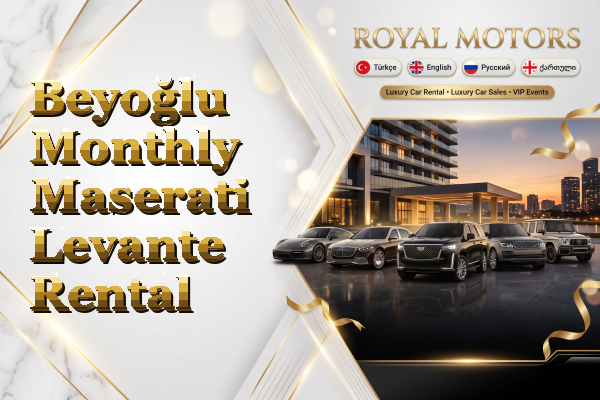 Beyoğlu Monthly Maserati Levante Rental