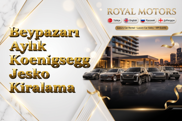 Beypazarı Aylık Koenigsegg Jesko Kiralama