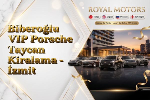 Biberoğlu VIP Porsche Taycan Kiralama - İzmit