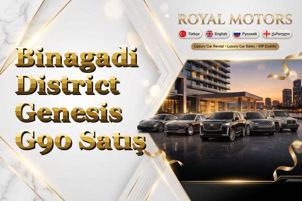 Binagadi District Genesis G90 Satış