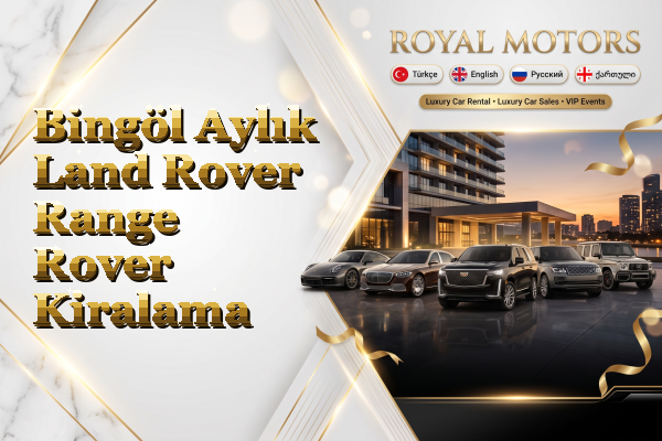 Bingöl Aylık Land Rover Range Rover Kiralama