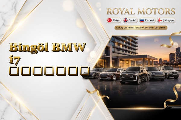 Bingöl BMW i7 გაყიდვა