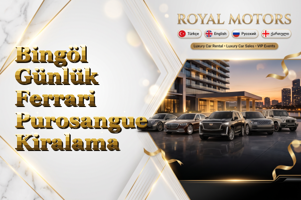 Bingöl Günlük Ferrari Purosangue Kiralama